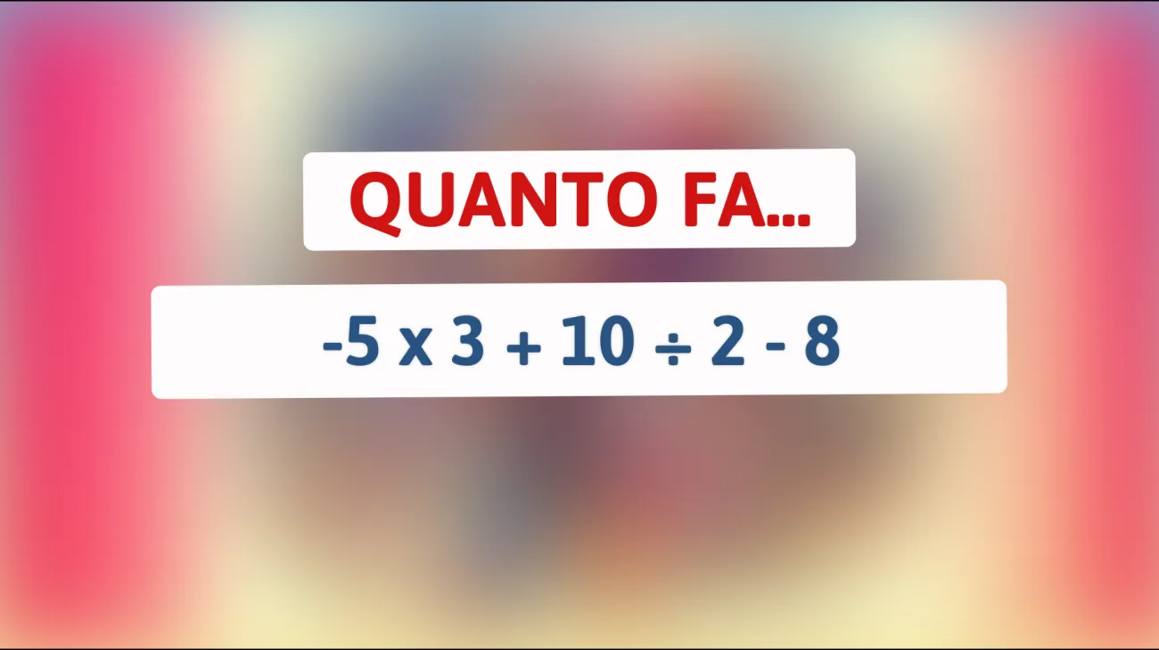 \"Sei davvero un genio della matematica? Risolvi questo enigma matematico!\""