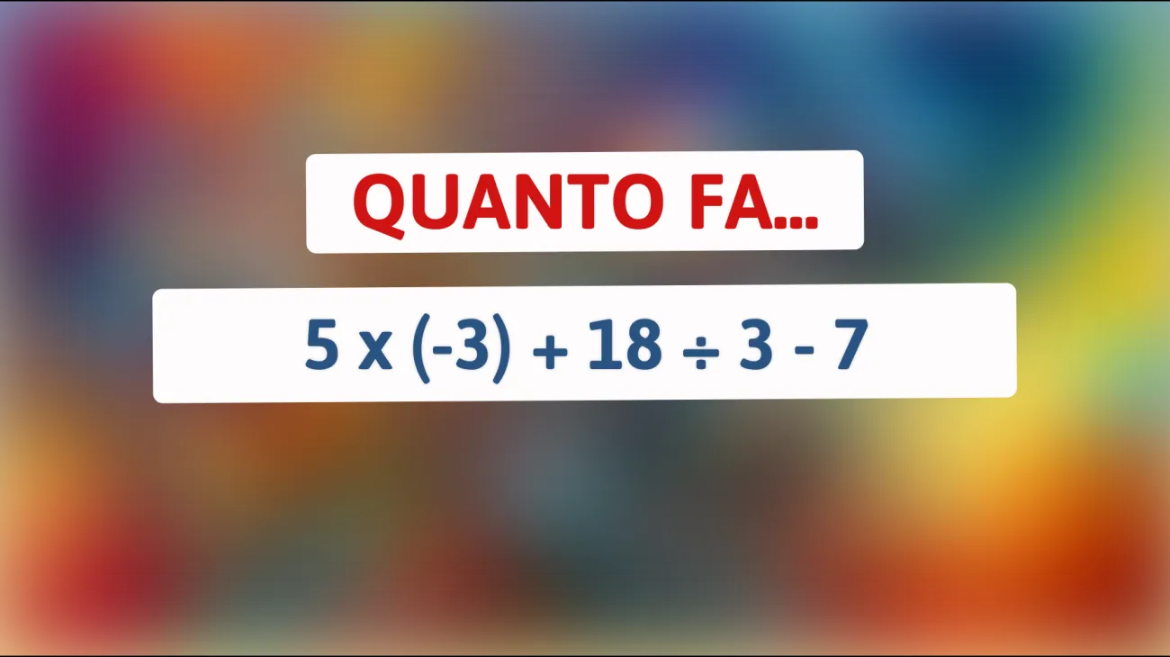 \"Svelato il calcolo che solo i veri geni riescono a risolvere: sei abbastanza intelligente per rispondere a questo enigma matematico?\""