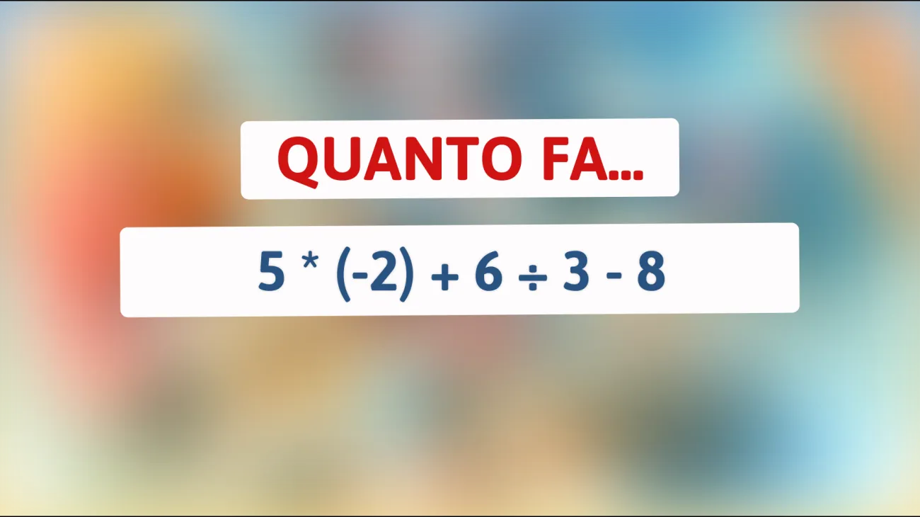 Solo i veri geni possono risolvere questo rompicapo matematico in meno di un minuto, sei tra loro? Scoprilo subito!"