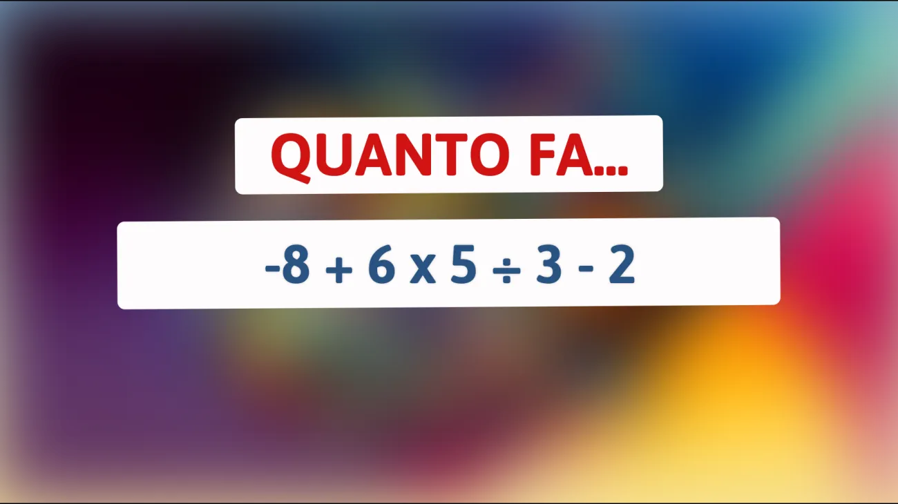 Solo le menti più brillanti risolvono questo misterioso enigma matematico: sei uno di loro?"